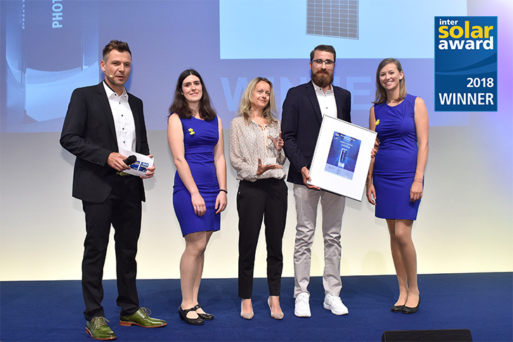 Hanwha Q CELLS gewinnt Intersolar Award 2018